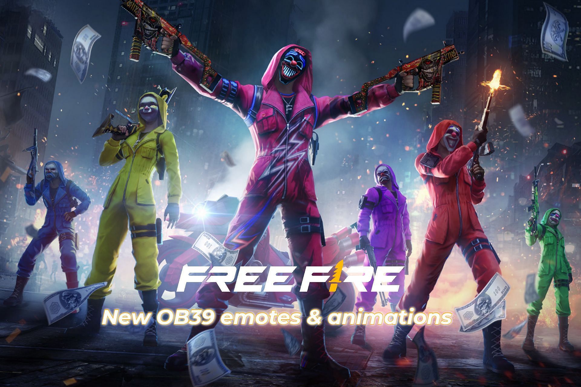 New emotes and animations for Free Fire OB39 version (Image via Sportskeeda)