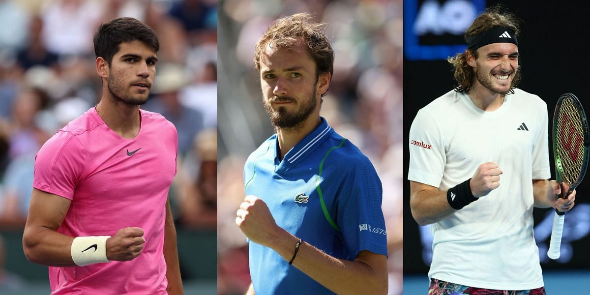 Carlos Alcaraz, Daniil Medvedev and Stefanos Tsitsipas are among the favorites to win the Miami Open