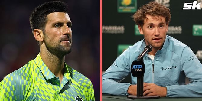 "I wouldn't have felt threatened by Novak if he was here unvaccinated" - Casper Ruud on Novak Djokovic's "silly" 2023 Indian Wells ban