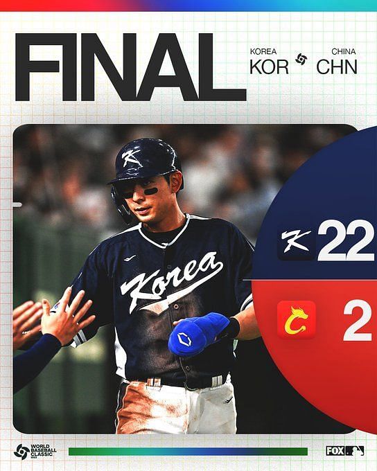 Final moment of China during the 2023 WBC; Was China perhaps the only truly  uncompetitive team? : r/baseball