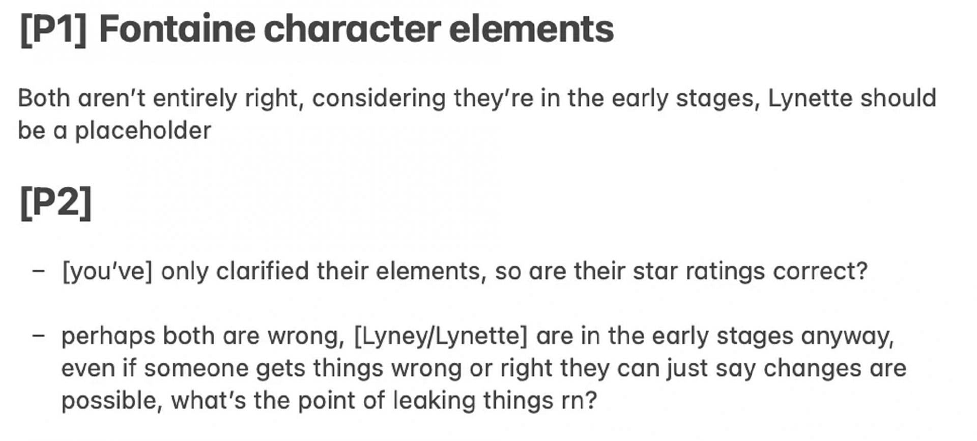 Ahq denies Lyney and Lynette&#039;s elements and rarity (Image via HoYoverse)