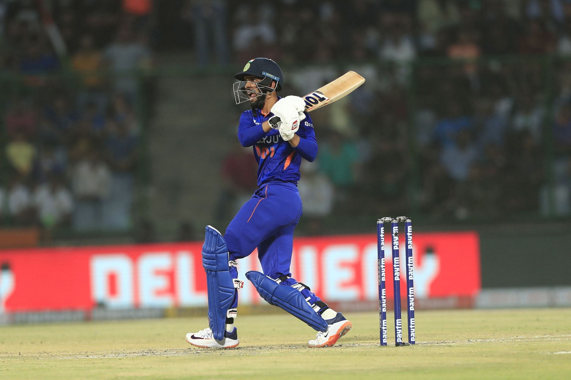 The Indian opener batting in a T20I against South Africa. Pic: Getty Images