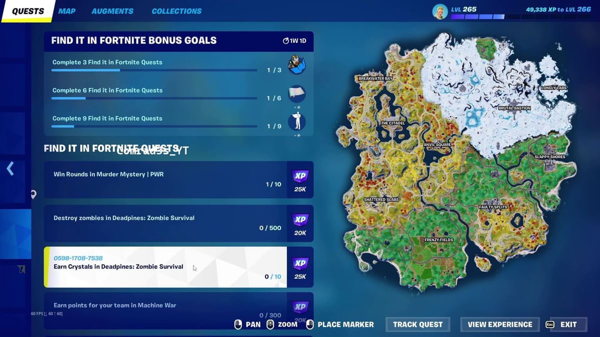 How to earn Crystals in Deadpines Zombie Survival Fortnite map