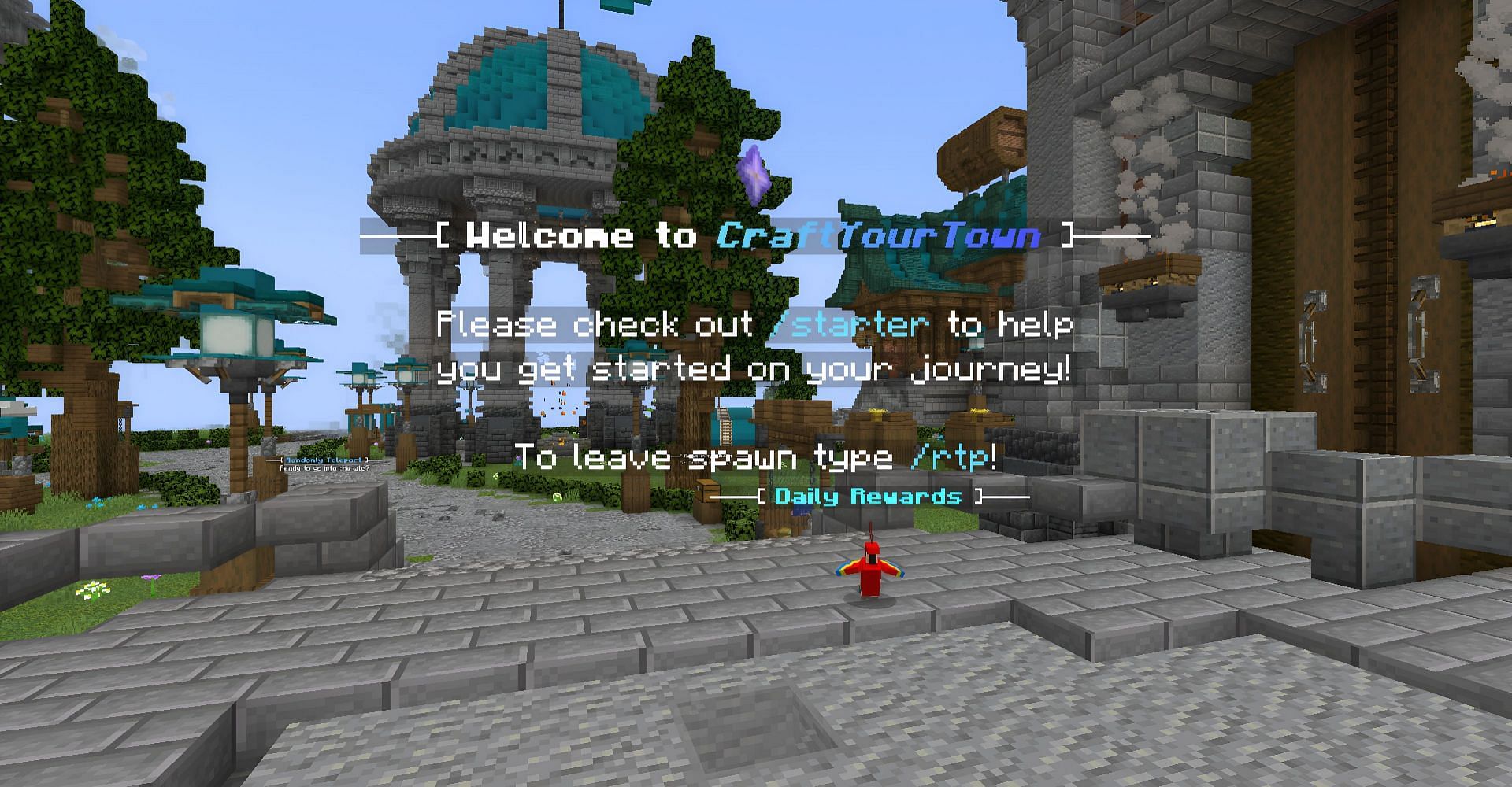 CraftYourTown is a fantastic Minecraft server (Image via Mojang)