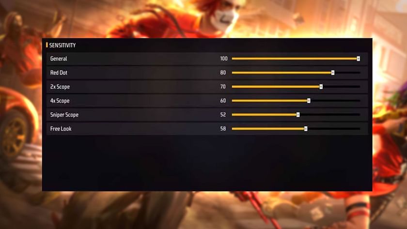 FREE FIRE SENSITIVITY SETTING 🔥