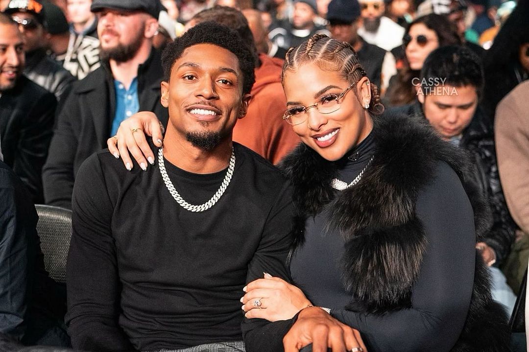 Bradley Beal With His Wife