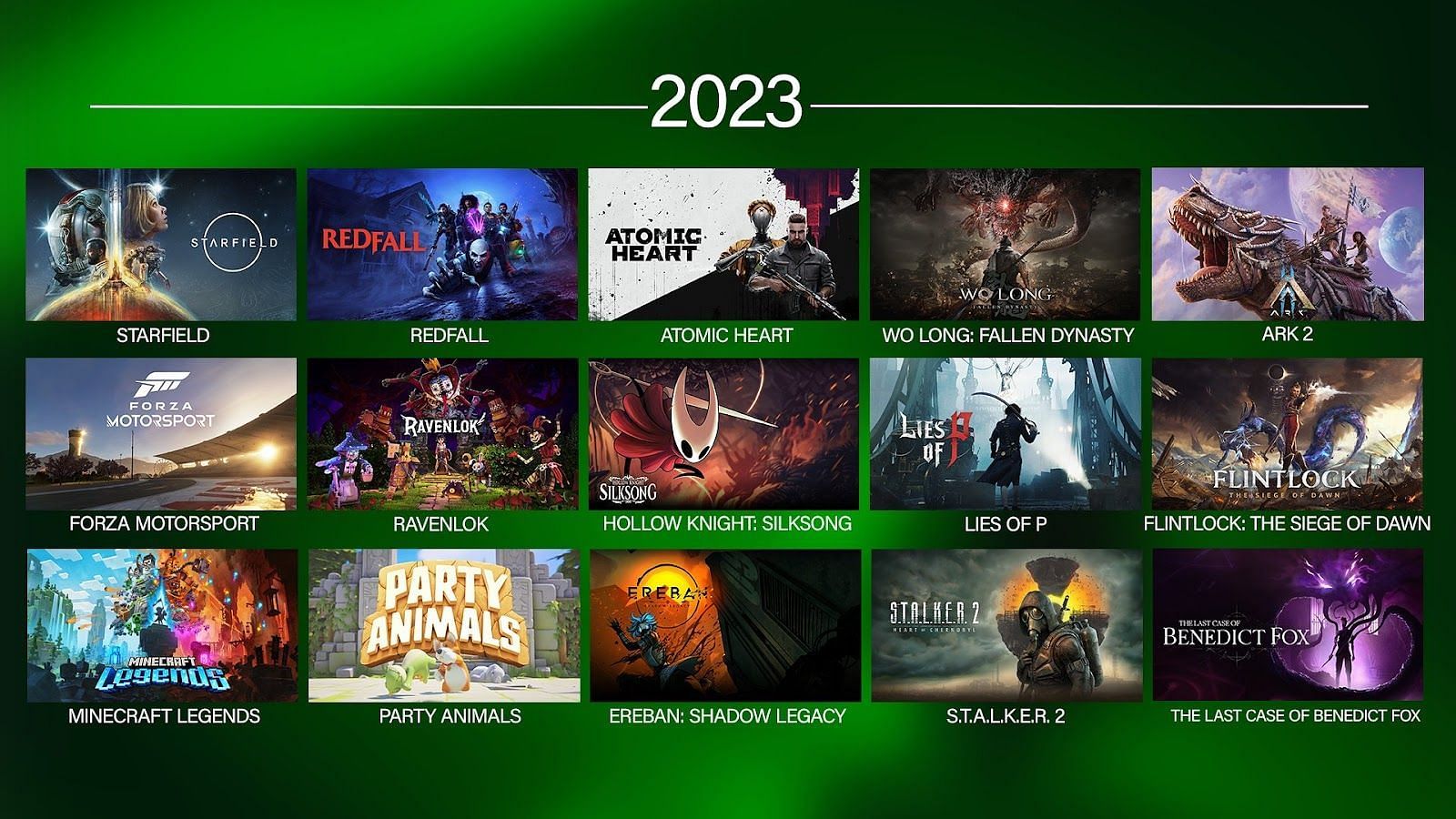 Xbox Game Pass Catalog 2023