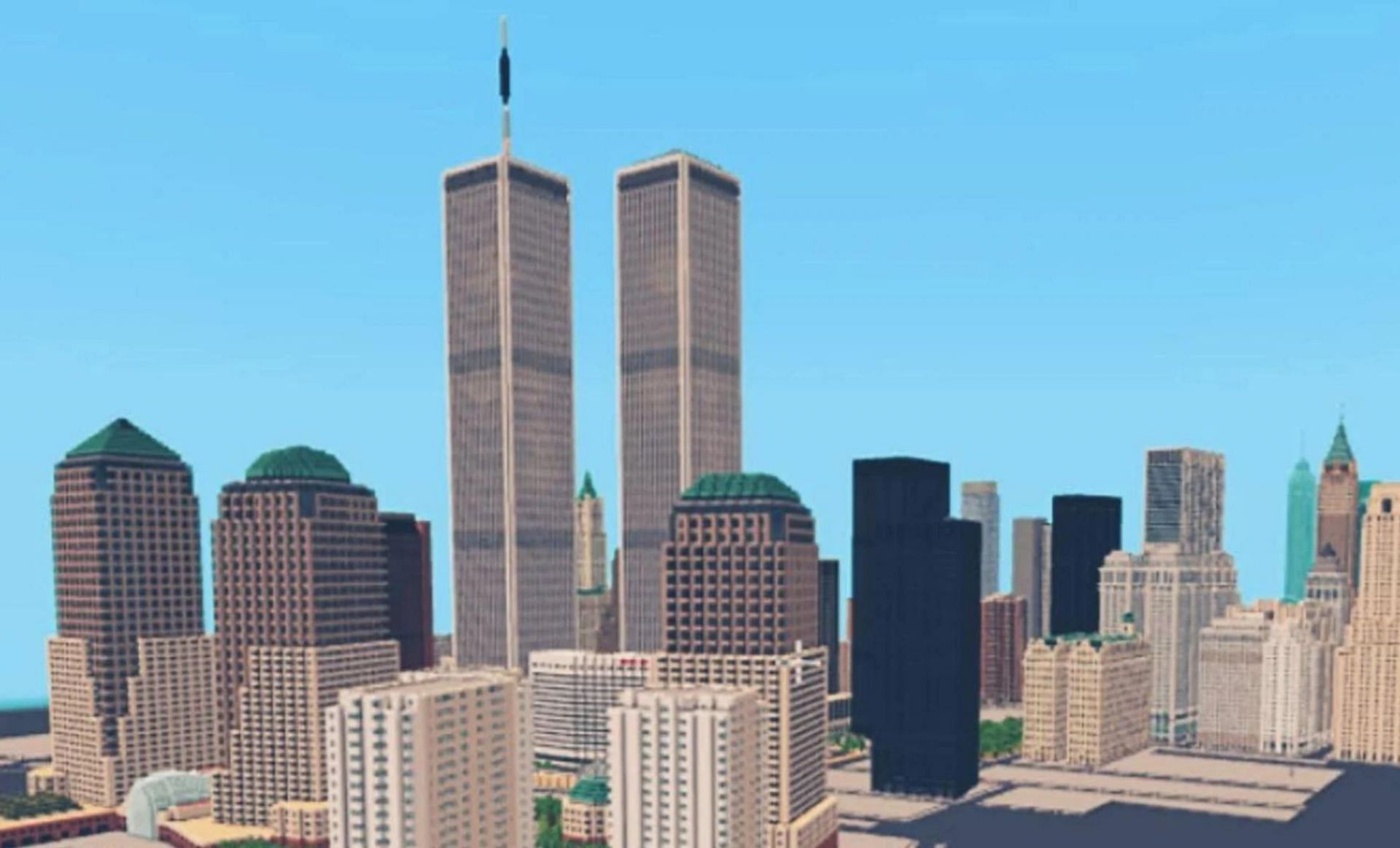 minecraft twin towers