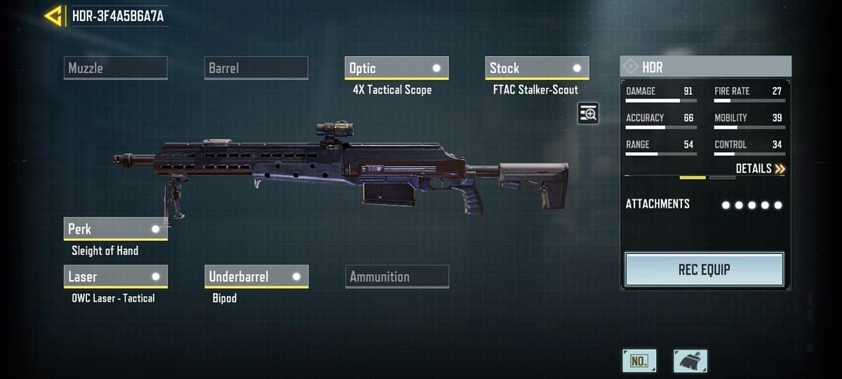 Ideal MP mode loadout (Image via Activision)