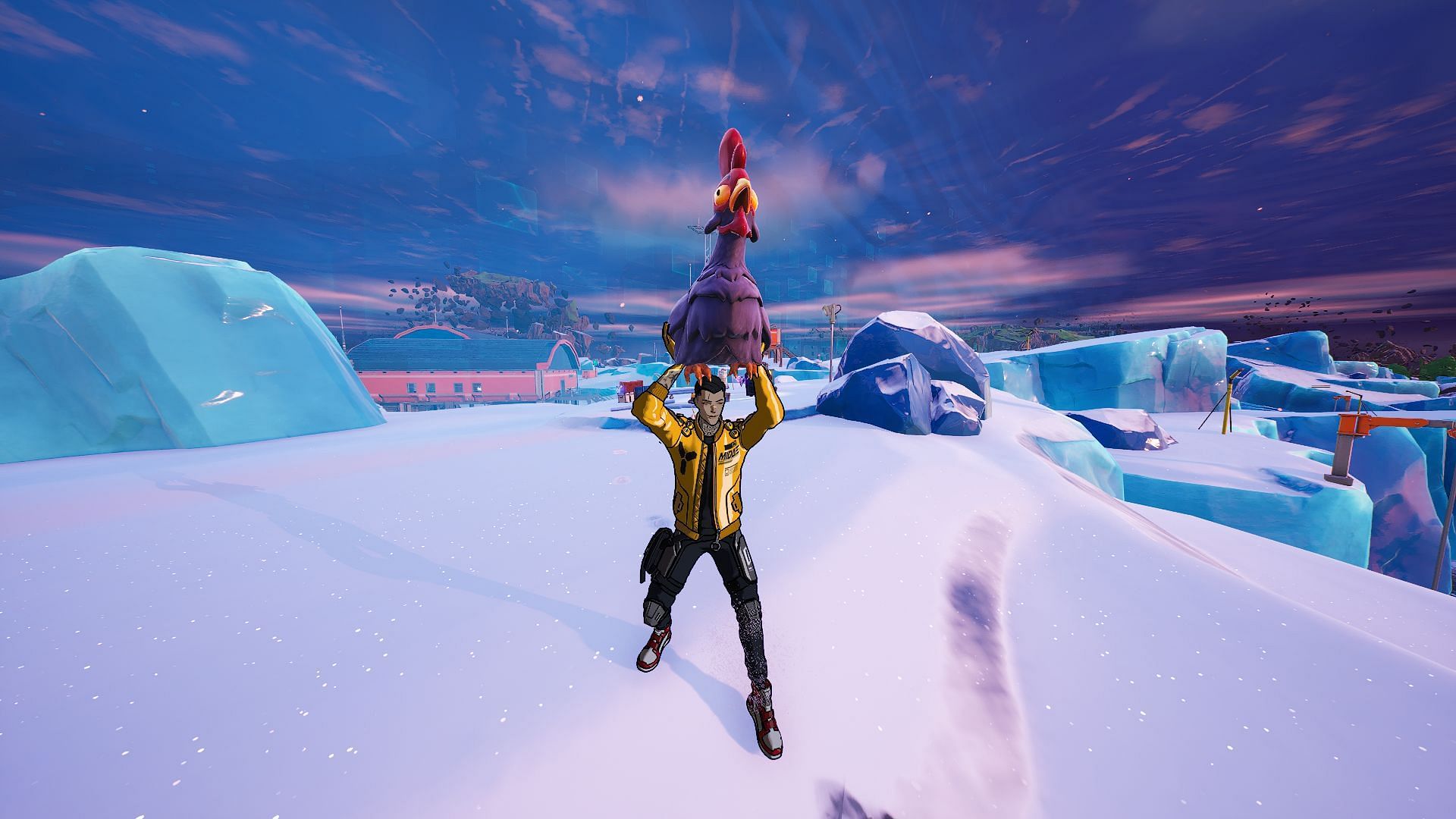 Catching a Chicken in Fortnite takes a bit of skill and a whole lot of patience (Image via Epic Games/Fortnite)