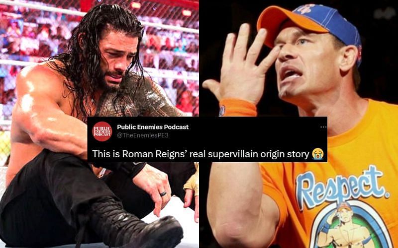 WWE fans go wild as video resurfaces of John Cena killing Roman Reigns on mic