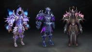 Mage (Mythic), Rogue (Mythic), and Warlock (Elite PvP) in World of Warcraft: Dragonflight (Image via Blizzard Entertainment)