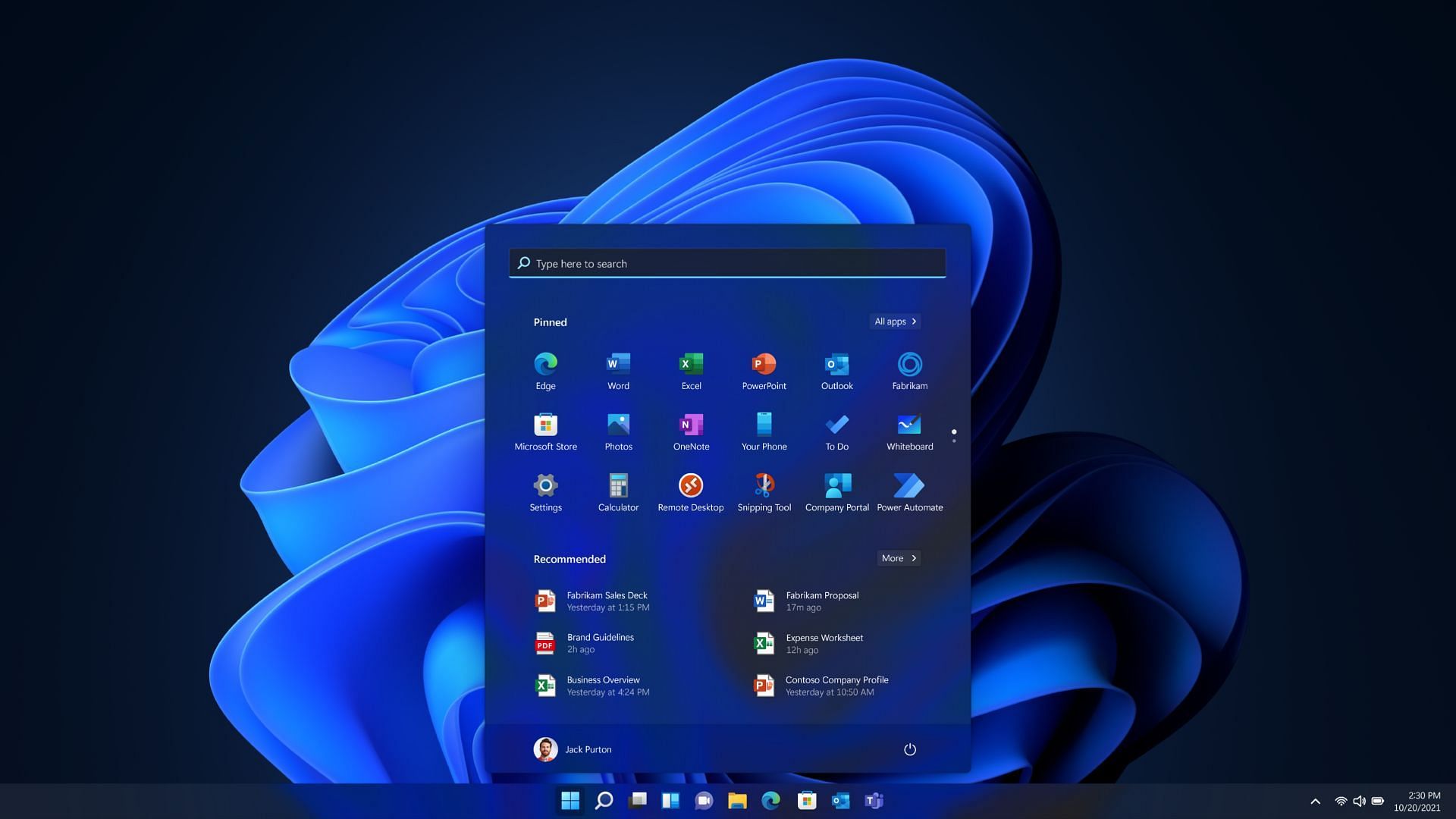 Windows 11 users can make plenty of tweaks to the Start button (Image via Microsoft)