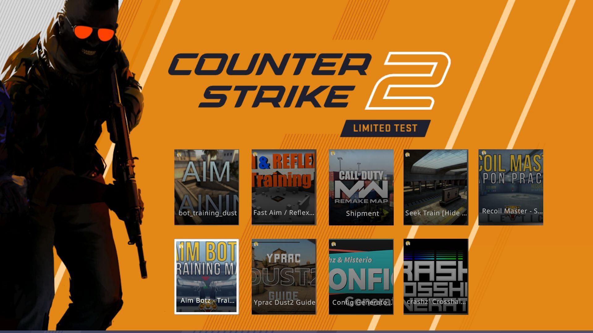 Workshop maps to not work with Counter-Strike 2 for the moment (Image via Sportskeeda)