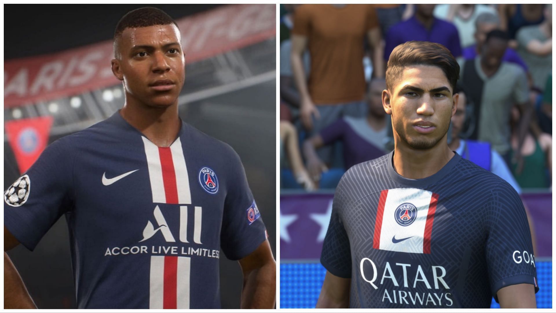 These are the fastest players in FIFA 23 (Images via EA Sports)