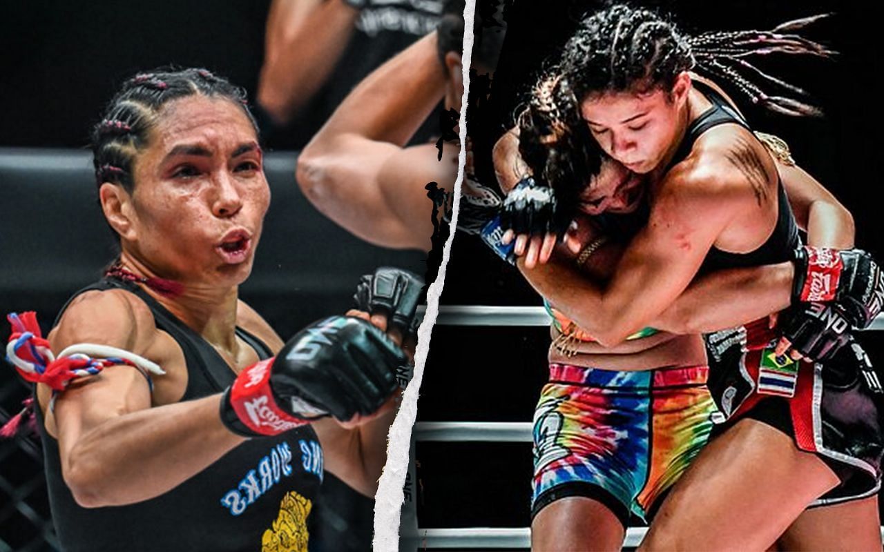 (left) Janet Todd and (right) Allycia Hellen Rodrigues [Credit: ONE Championship]