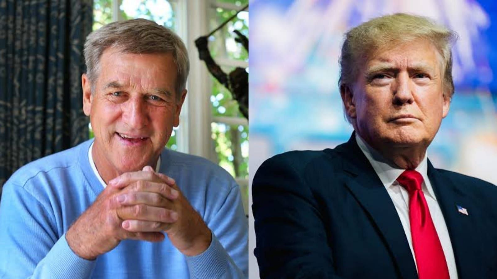 Bobby Orr (left) and Donald Trump (right)