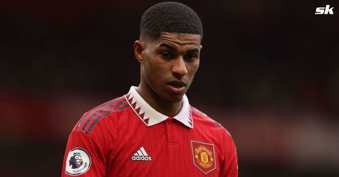 Marcus Rashford reacts on social media after Manchester United's humiliating 7-0 loss to Liverpool