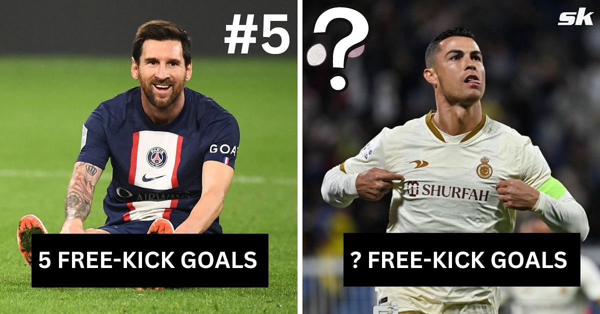 Lionel Messi and Cristiano Ronaldo are free-kick experts in modern football 