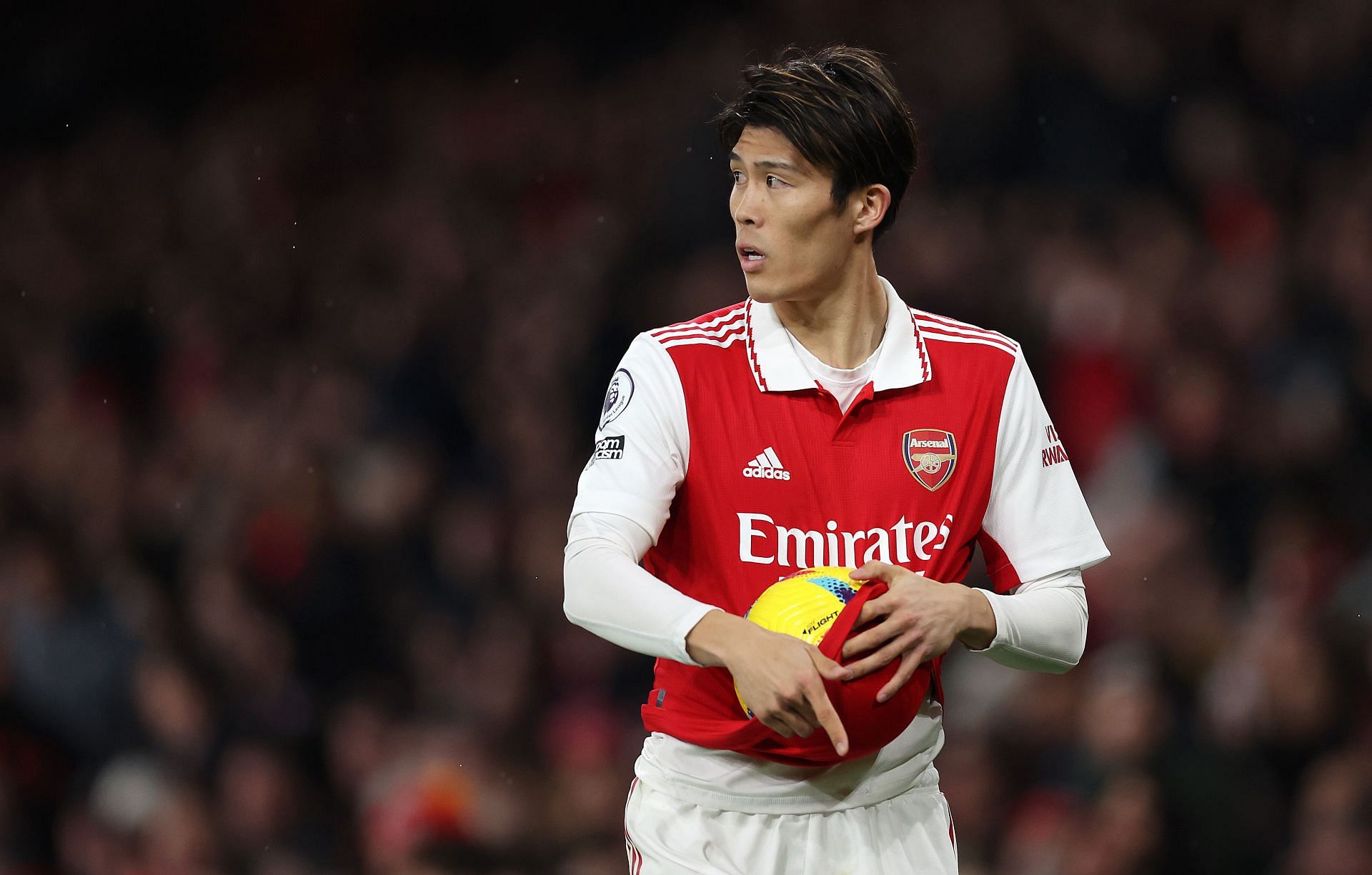 Takehiro Tomiyasu has been a handy squad player at the Emirates.