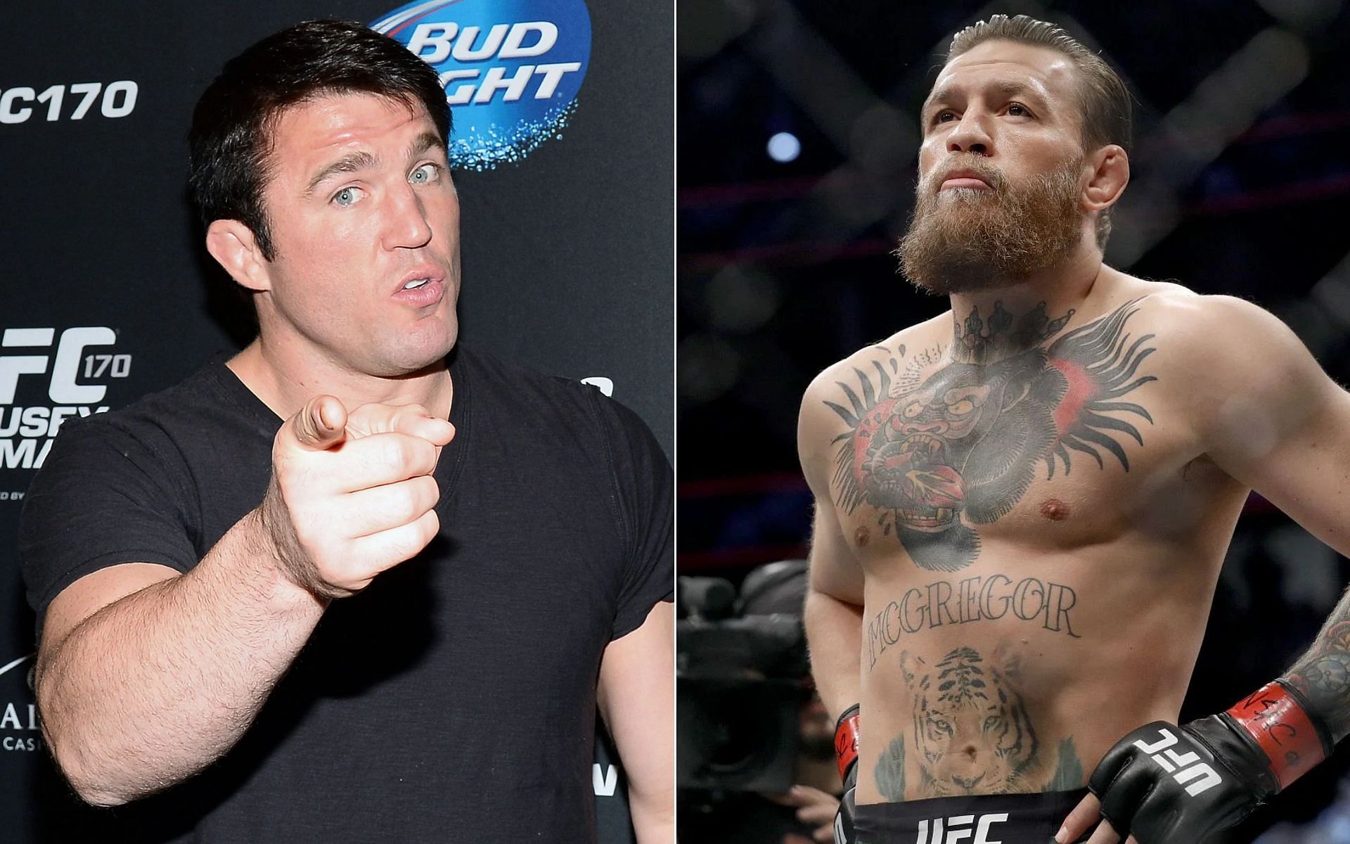 Chael Sonnen (Left), and Conor McGregor (Right)