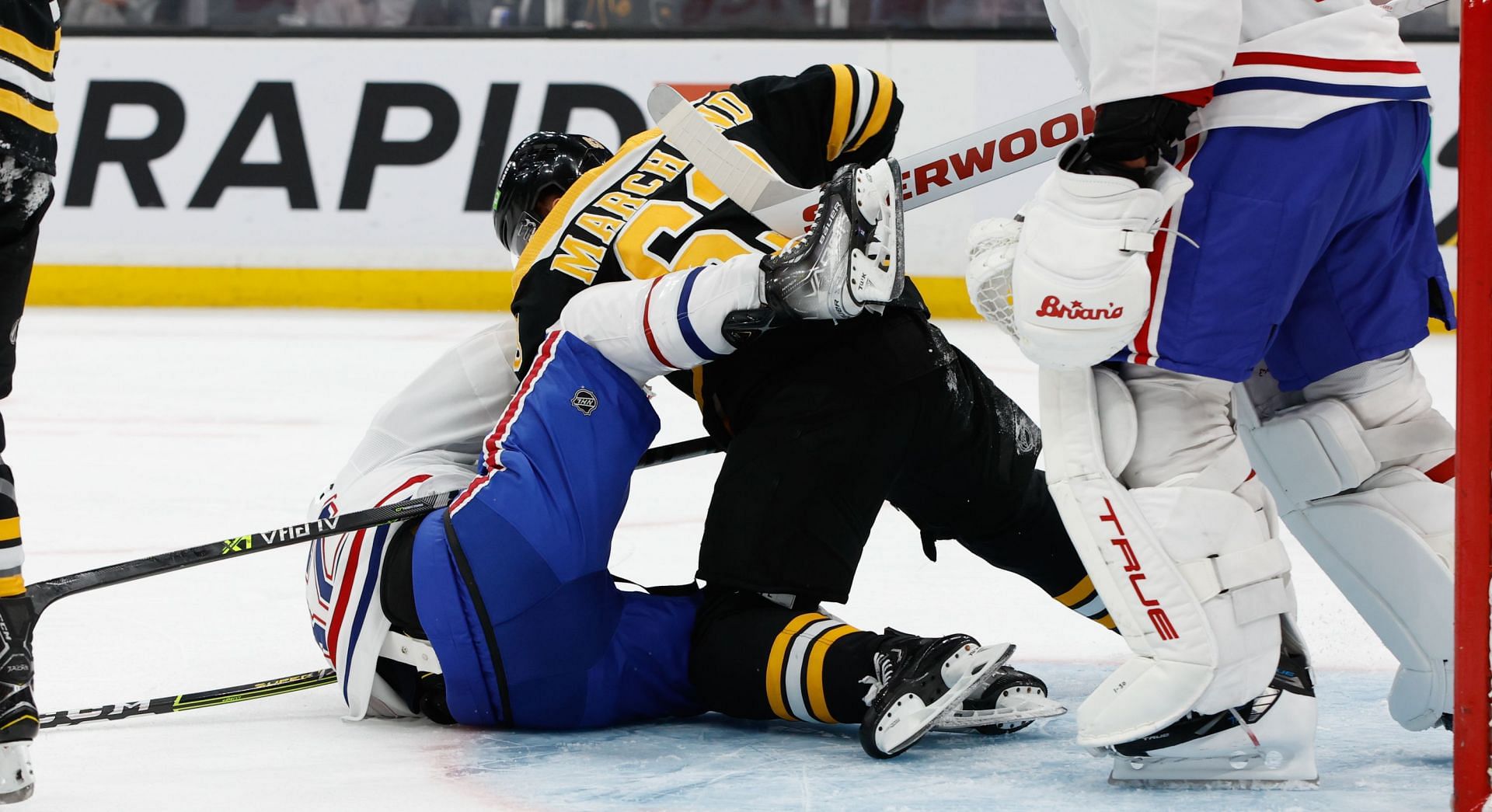 Brad Marchand in Action Boston Bruins Hockey Photo