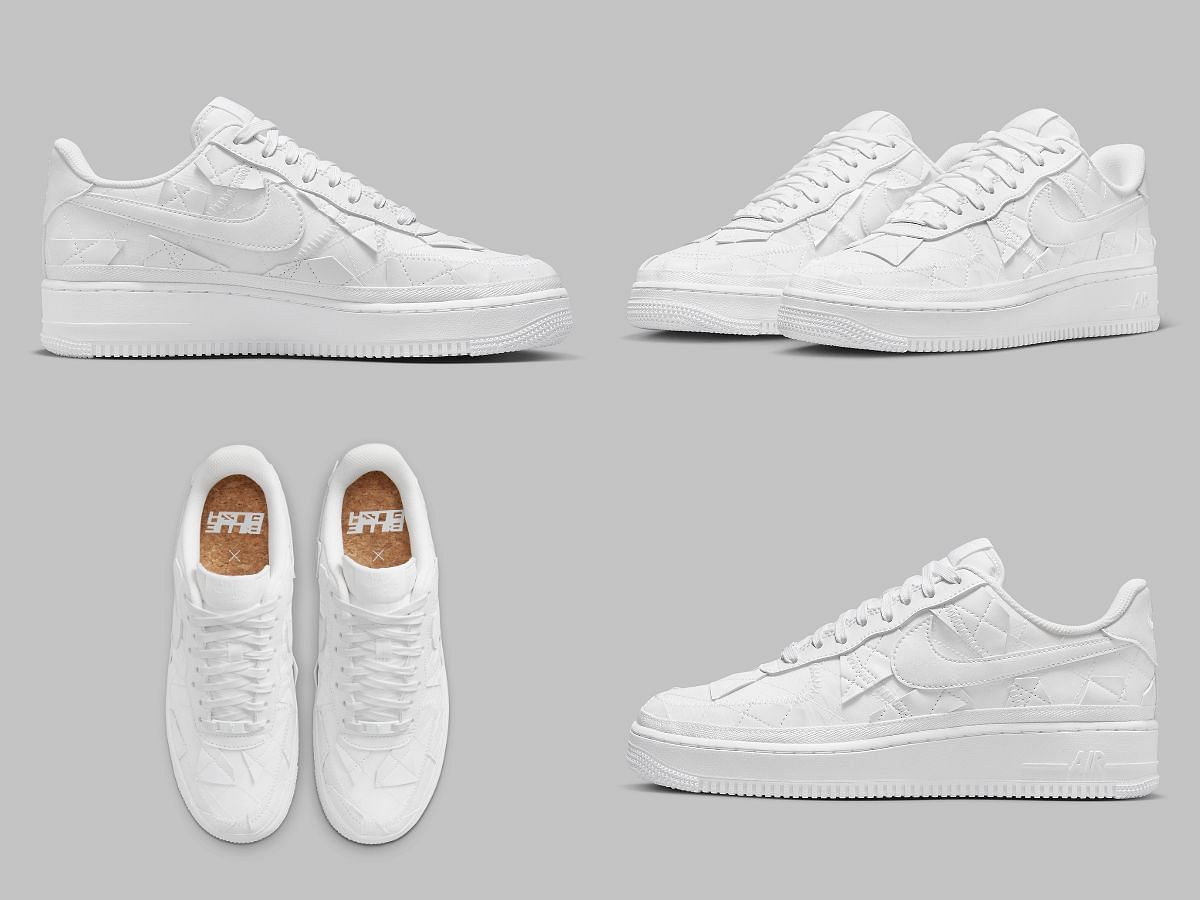 Billie Eilish x Nike Air Force 1 Low “Triple White” sneakers