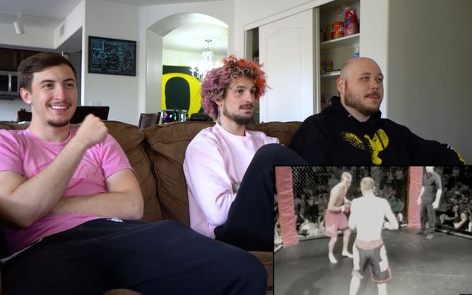 "I soccer kick him in the f***ing head" - Sean O'Malley rewatches and reacts to his first-ever MMA fight