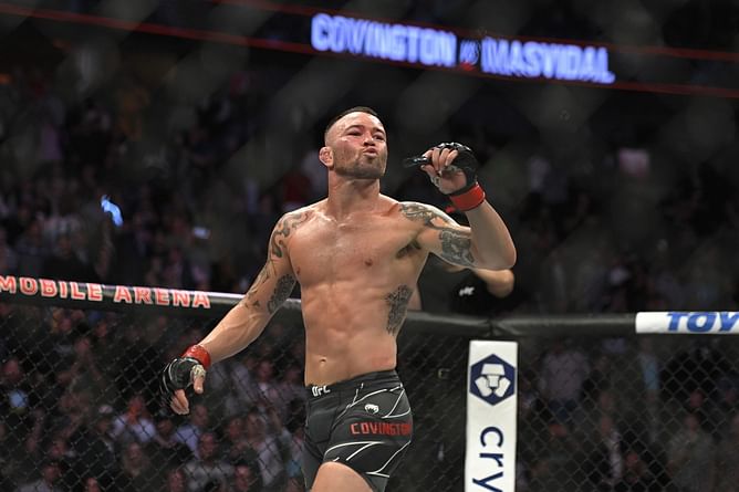 Colby Covington is back: 'Chao's looks in his element trash-talking Khamzat Chimaev and others at UFC 286 backstage