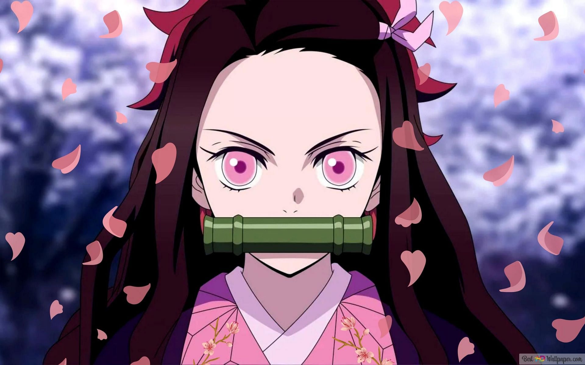 Nezuko Kamado as seen in the Demon Slayer series (Image via Ufotable)