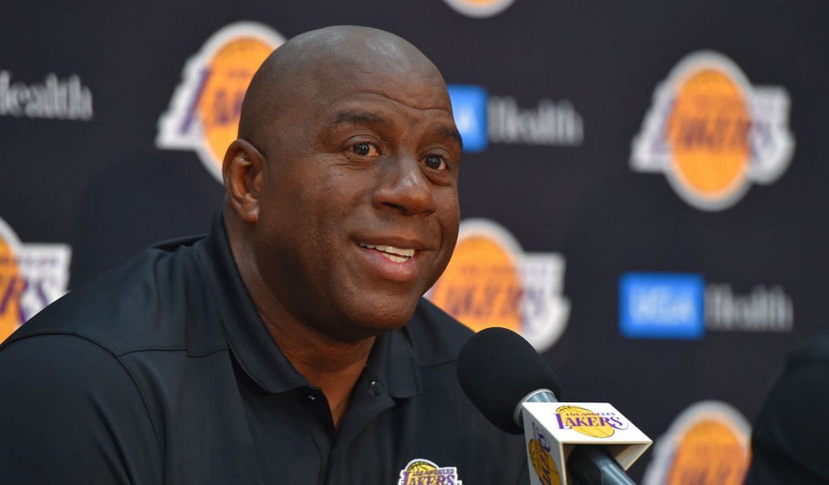 Magic Johnson as an executive for the LA Lakers