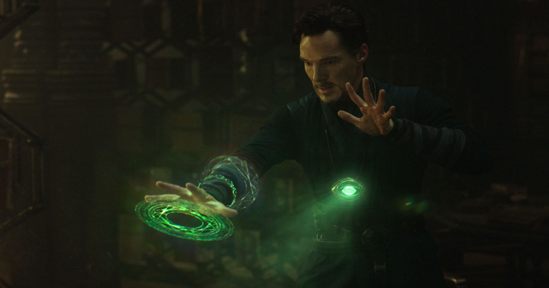 The Sorcerer Supreme - Doctor Strange can manipulate reality and the fabric of the universe, creating portals to other dimensions and possessing powerful telepathic and telekinetic abilities (Image via Marvel Studios)