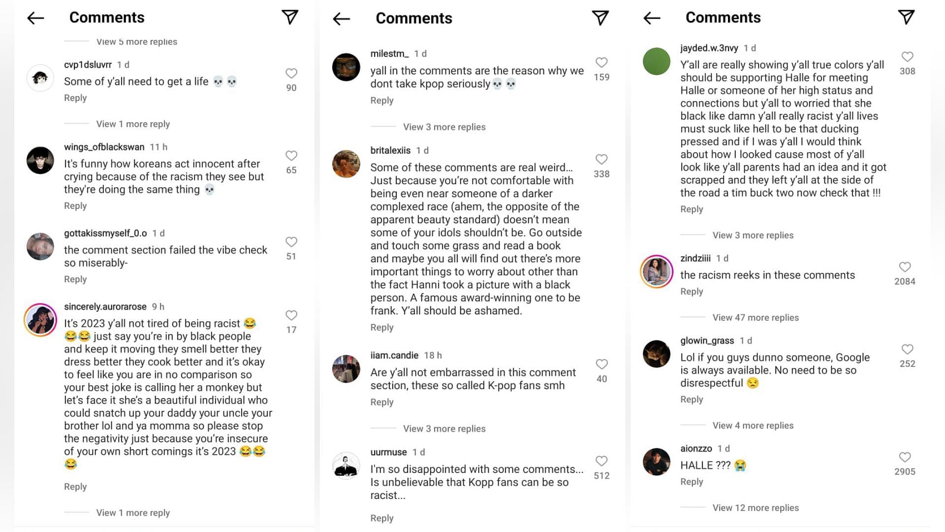 International fans call out Korean netizens&#039; racist comments (Images via Instagram/newjeans_official)