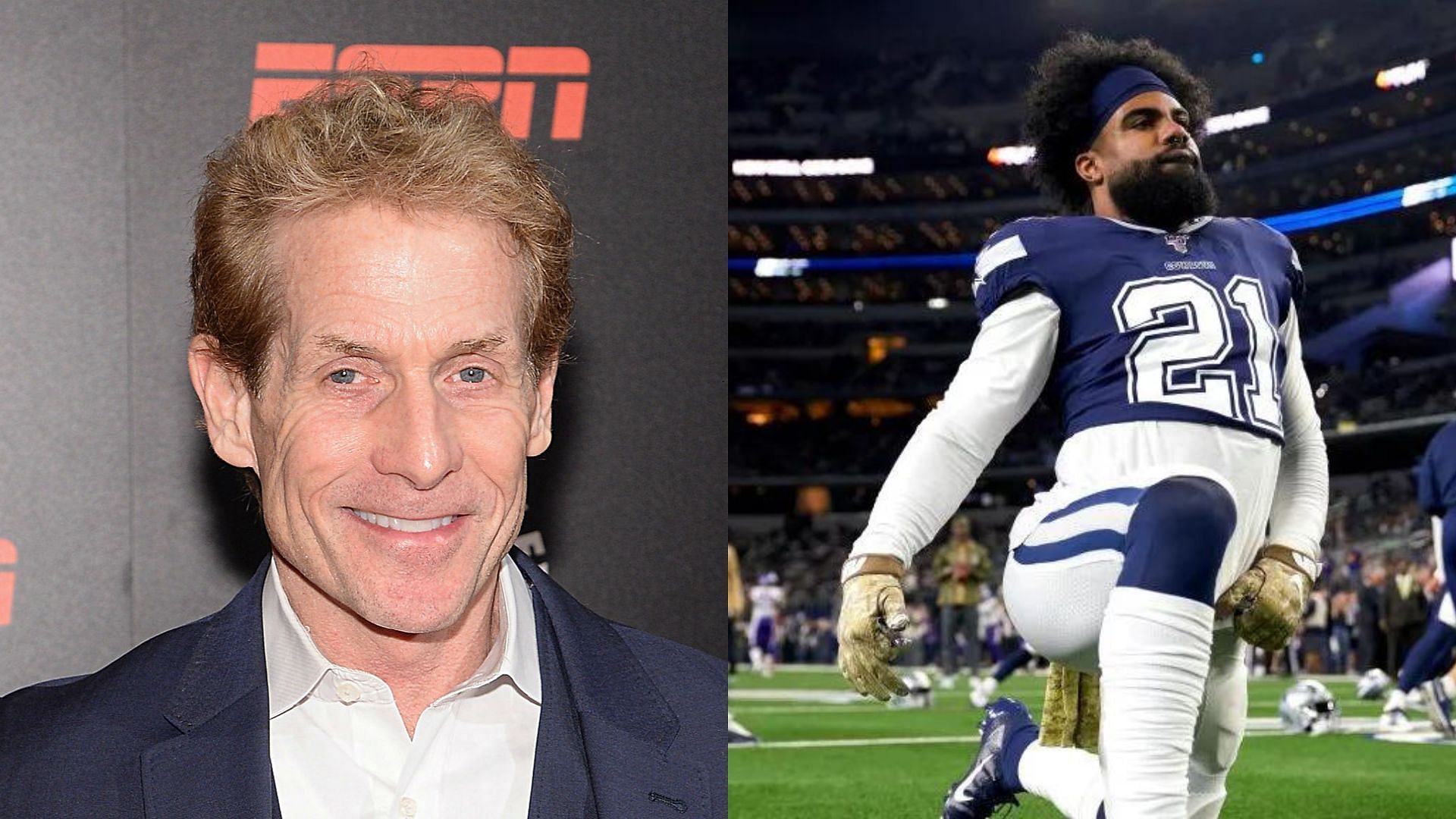 Ezekiel Elliott got his money and hit the wall, Skip Bayless claims with  ex-Cowboys RB out of a job