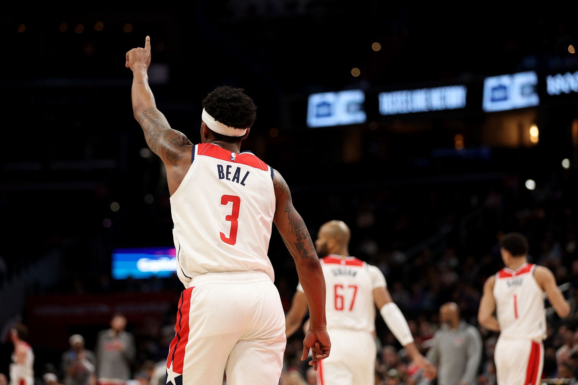 Beal will miss his fourth straight game on Tuesday (Image via Getty Images)