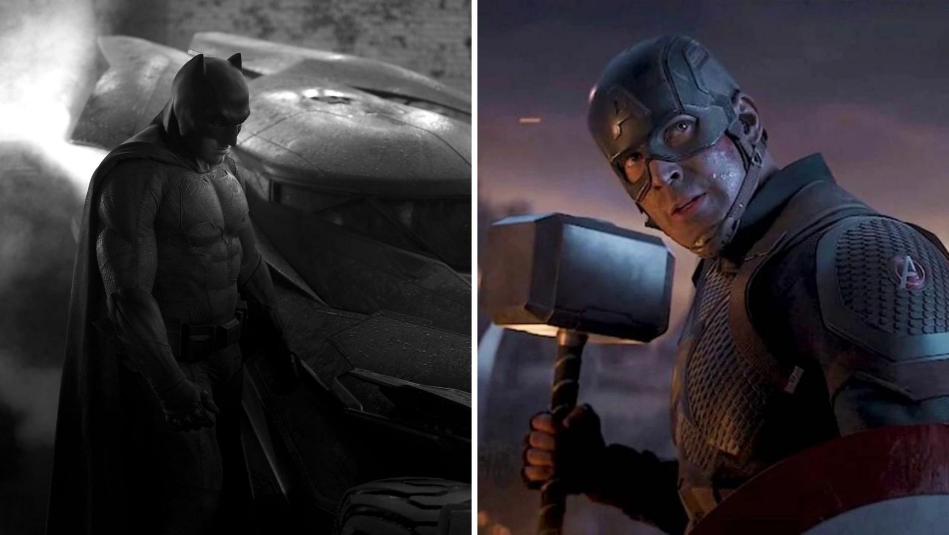Captain America and Batman have years of experience in fighting experience (Image via Warner Bros)