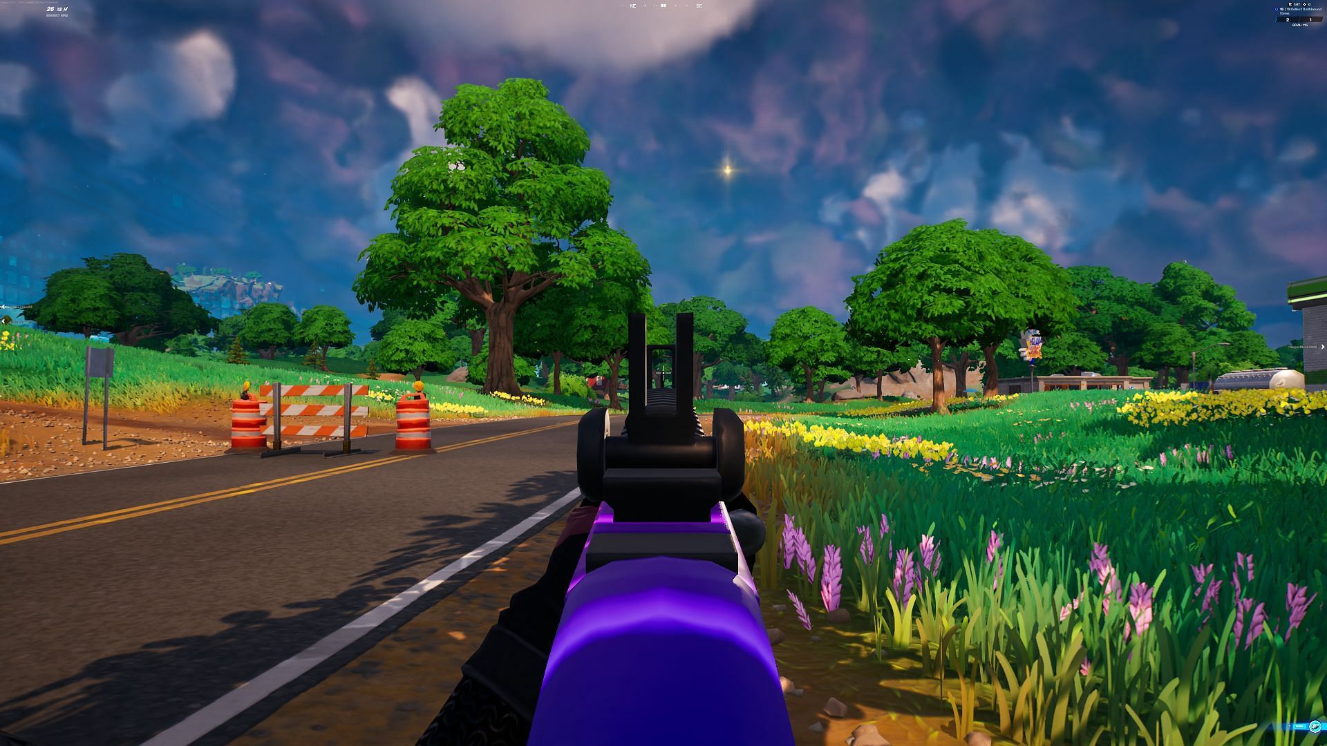 The first-person mode in Fortnite will change how the game is played (Image via Epic Games/Fortnite)