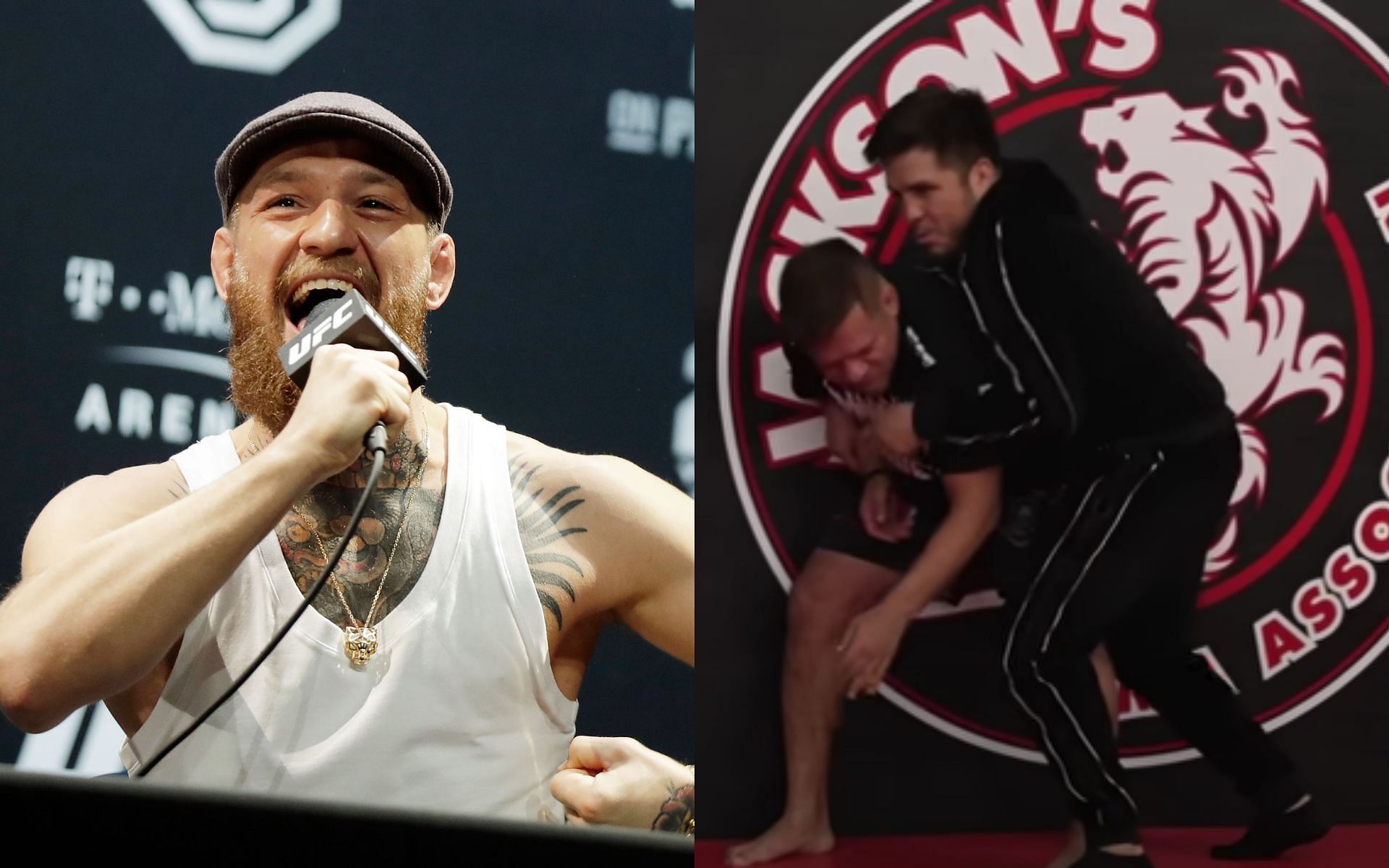 Conor McGregor (left) and Henry Cejudo (right) (Image credits Getty Images and Henry Cejudo on YouTube)