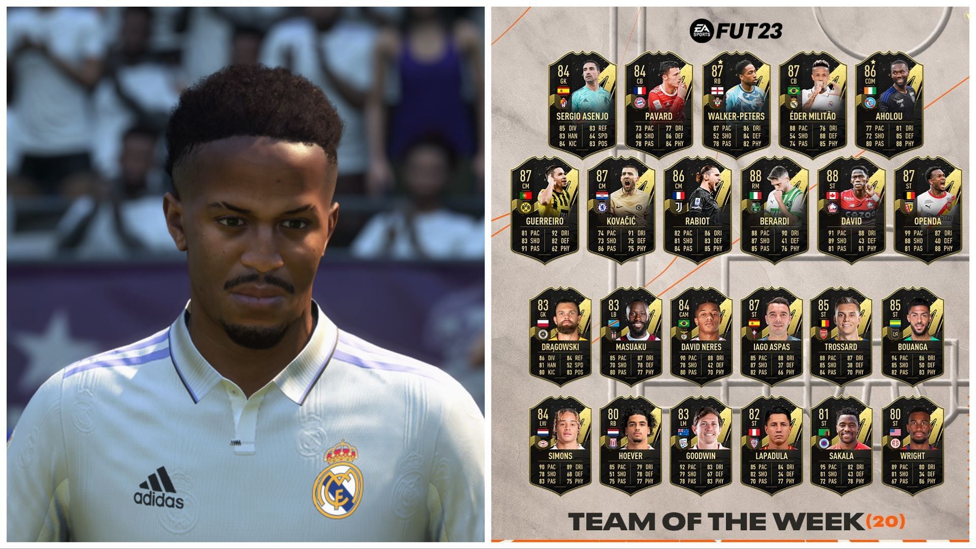 TOTW 20 is now live in FIFA 23 (Images via EA Sports)