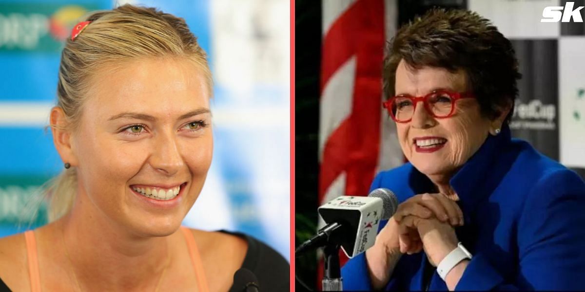 Maria Sharapova said that Billie Jean King always sent her a text whenever she had a good win or had a tough time