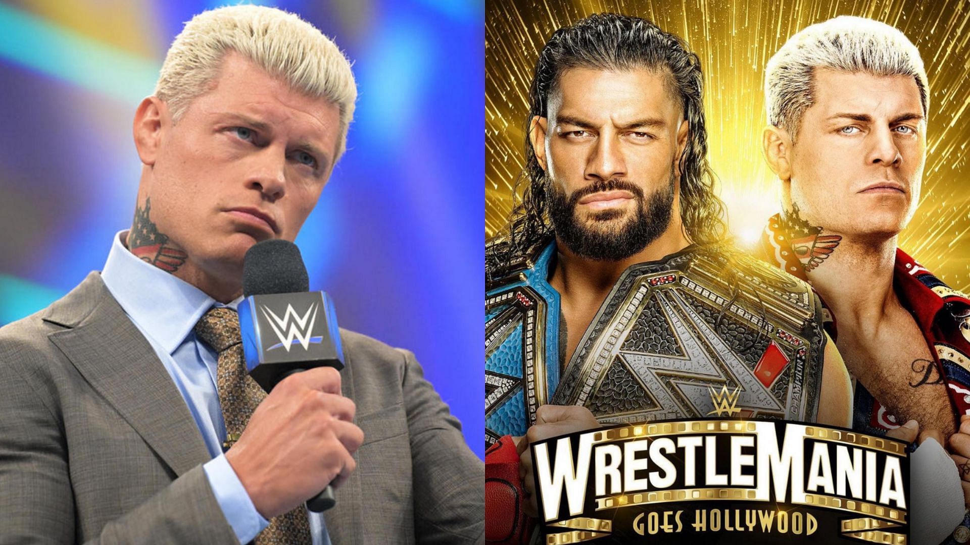 Cody Rhodes is set to face Roman Reigns at WrestleMania 39