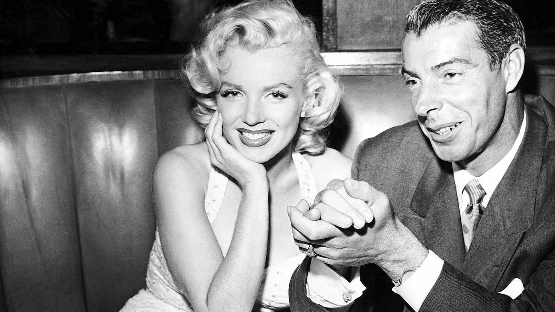 Hollywood icon, Marilyn Monroe with World Series champion and Yankees icon, Joe DiMaggio. (Source: People.com)