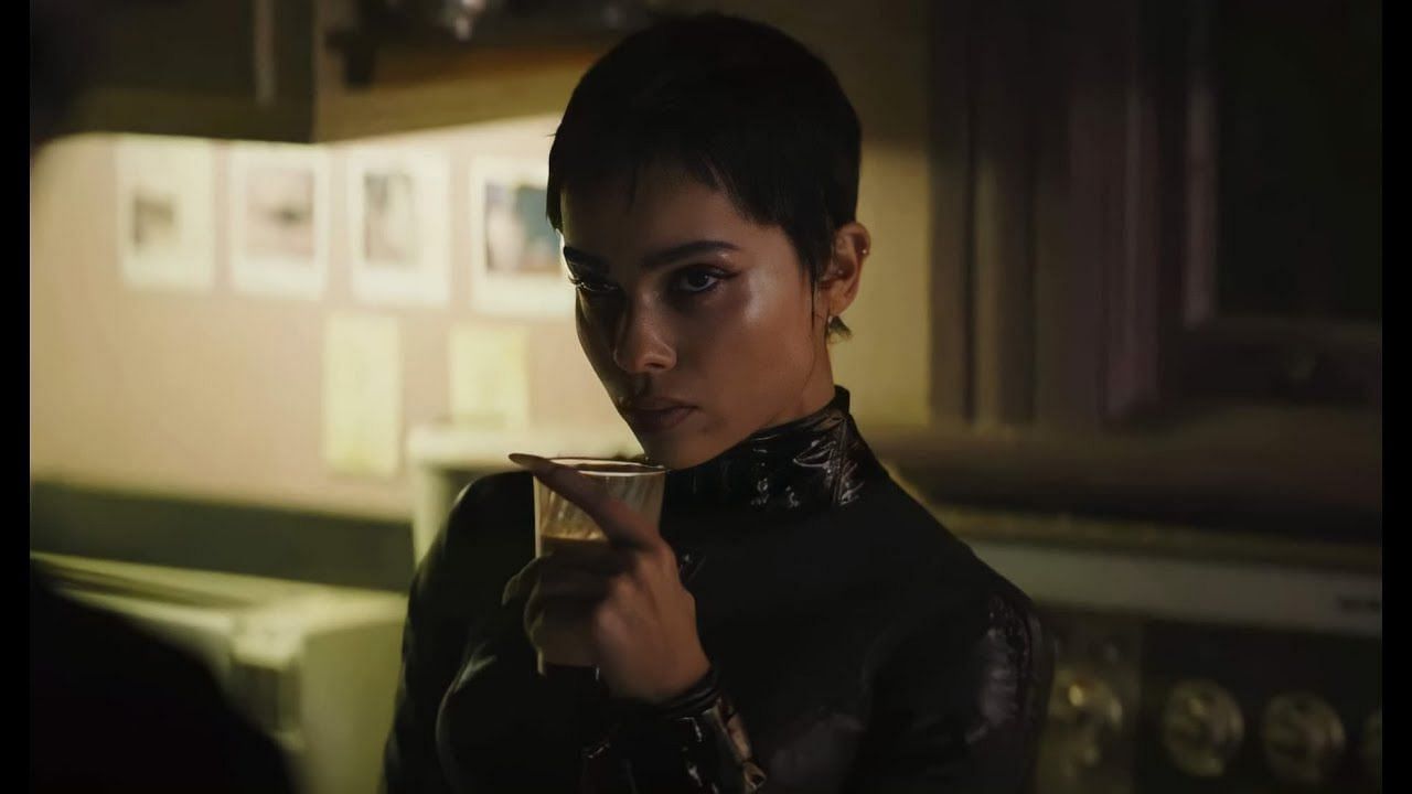 Zoe Kravitz as the newest Selina Kyle in The Batman (Image via Warner Bros)