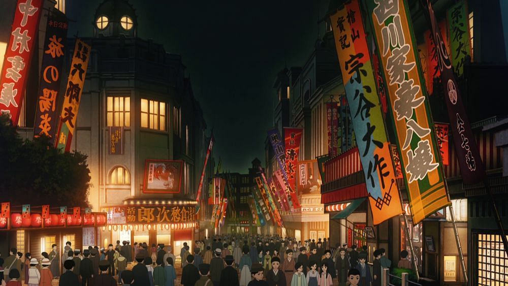 Asakusa area in the series (image via Ufotable)