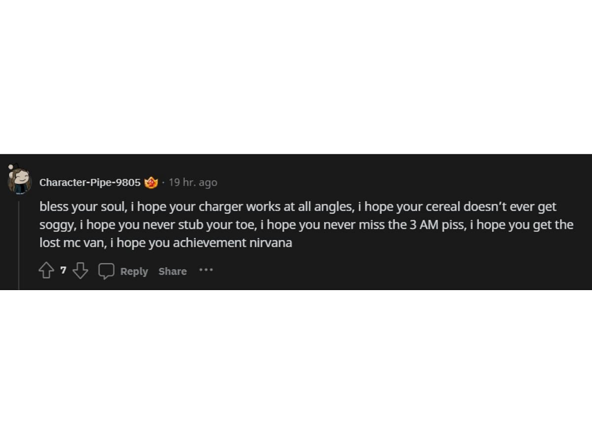 u/Character-Pipe-9805&rsquo;s comment on the post (Image via Reddit)