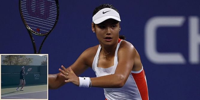 WATCH: Emma Raducanu hits during intense practice session ahead of Indian Wells 2023