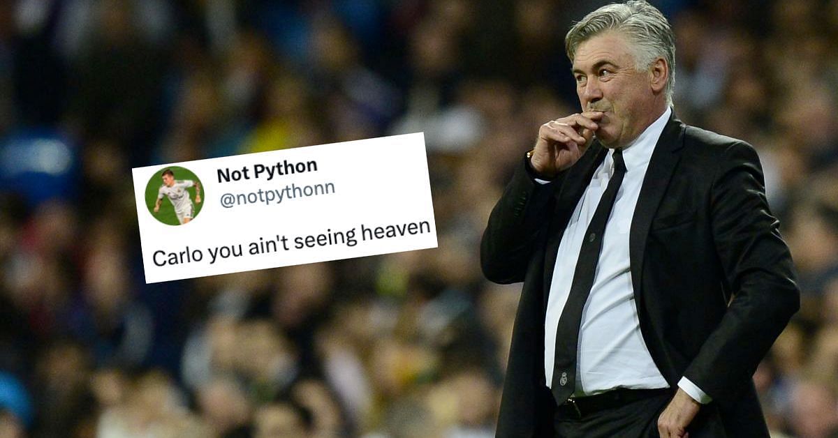 Real Madrid fans furious with Carlo Ancelotti after lineup against Espanyol is announced