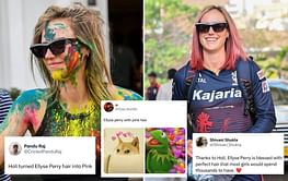 "Holi ka rang" - Twitterati in awe of RCB all-rounder Ellyse Perry's pink hair