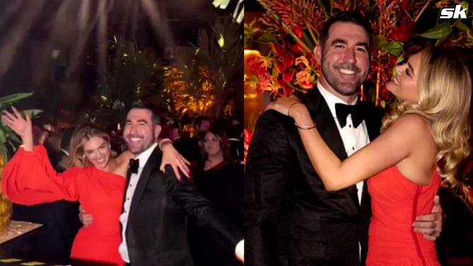 PHOTO: Kate Upton and Justin Verlander turn up the heat with a glamorous picture from the New York Mets star's 40th birthday