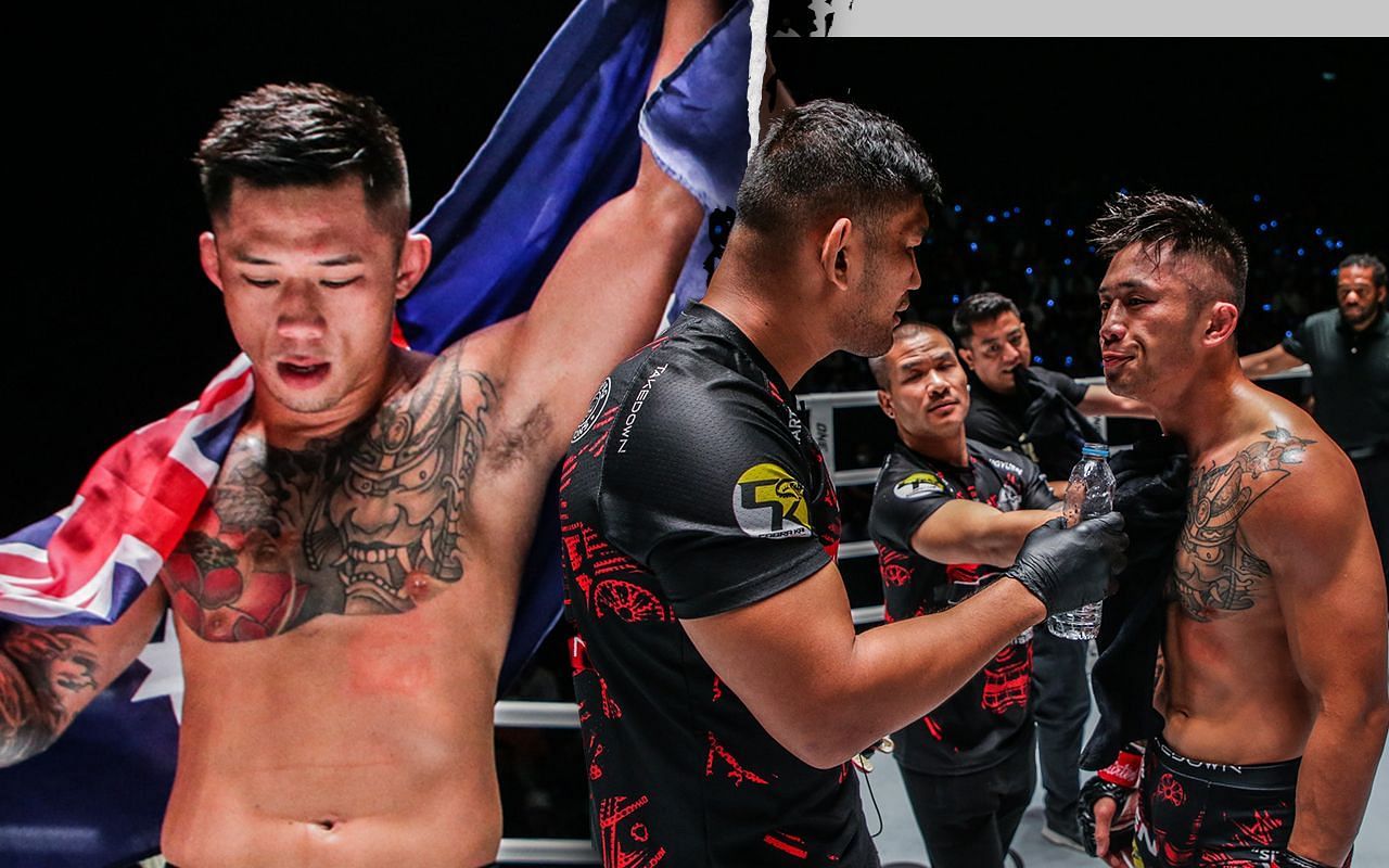 Martin Nguyen and Aung La N Sang at ONE Fight Night 7 on Prime Video [Credit: ONE Championship]